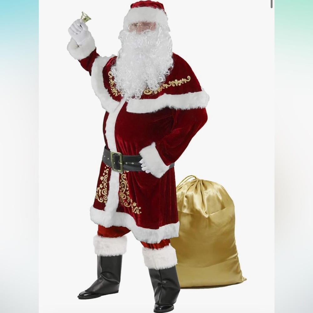 Twelve piece Premiere Santa Costume, Size M